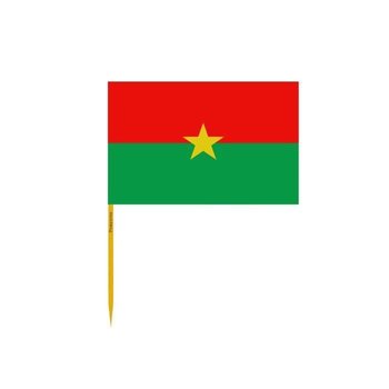 Wykałaczki Flaga Burkina Faso w partiach po 100 sztuk o długości 12cm - Inny producent (majster PL)