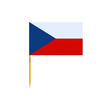 Wykałaczki Flaga Czech w zestawach po 100 sztuk o długości 10cm - Inny producent (majster PL)
