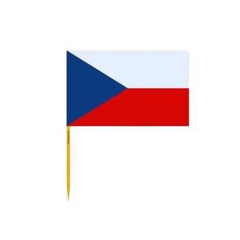 Wykałaczki Flaga Czech w zestawach po 100 sztuk o długości 12cm - Inny producent (majster PL)