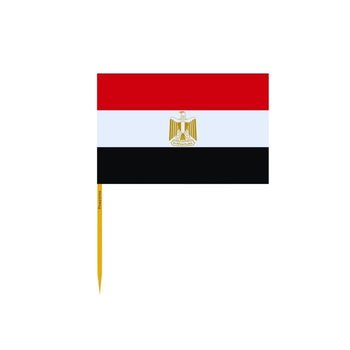 Wykałaczki Flaga Egiptu w zestawach po 100 sztuk, długość 12cm - Inny producent (majster PL)