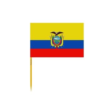 Wykałaczki Flaga Ekwadoru w zestawach po 100 sztuk o długości 10cm - Inny producent (majster PL)