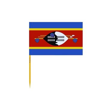 Wykałaczki Flaga Eswatini w partiach po 100 sztuk o długości 10cm - Inny producent (majster PL)