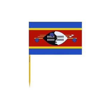 Wykałaczki Flaga Eswatini w partiach po 100 sztuk o długości 8cm - Inny producent (majster PL)
