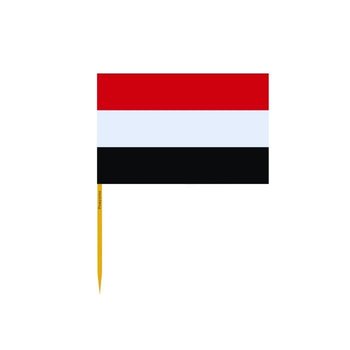 Wykałaczki Flaga Jemenu w zestawach po 100 sztuk, długość 8cm - Inny producent (majster PL)