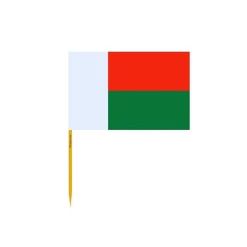 Wykałaczki Flaga Madagaskaru w partiach po 100 sztuk o długości 10cm - Inny producent (majster PL)