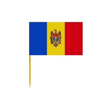 Wykałaczki Flaga Mołdawii w partiach po 100 sztuk o długości 10cm - Inny producent (majster PL)