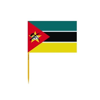 Wykałaczki Flaga Mozambiku w partiach po 100 sztuk o długości 8cm - Inny producent (majster PL)