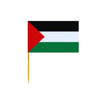 Wykałaczki Flaga Palestyny w zestawach po 100 sztuk o długości 12cm - Inny producent (majster PL)