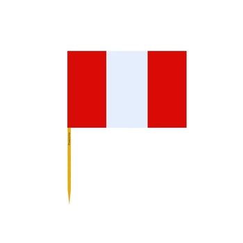 Wykałaczki Flaga Peru pakowane po 100 sztuk o długości 12cm - Inny producent (majster PL)