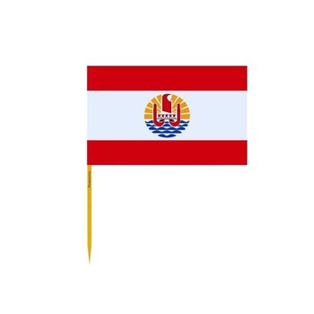 Wykałaczki Flaga Polinezji Francuskiej w partiach po 100 sztuk o długości 10cm - Inny producent (majster PL)