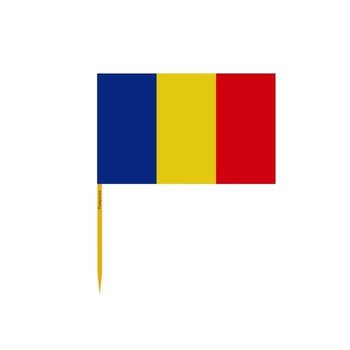 Wykałaczki Flaga Rumunii w partiach po 100 sztuk o długości 12 cm - Inny producent (majster PL)