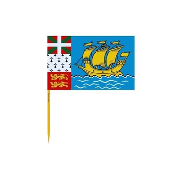 Wykałaczki Flaga Saint-Pierre i Miquelon w partiach po 100 sztuk o długości 10cm - Inny producent (majster PL)