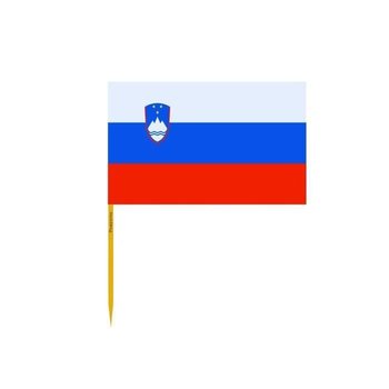 Wykałaczki Flaga Słowenii w zestawach po 100 sztuk o długości 8cm - Inny producent (majster PL)