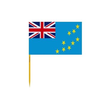 Wykałaczki Flaga Tuvalu w partiach po 100 sztuk o długości 8 cm - Inny producent (majster PL)