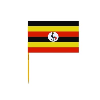 Wykałaczki Flaga Ugandy pakowane po 100 sztuk o długości 10cm - Inny producent (majster PL)