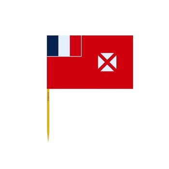 Wykałaczki Flaga Wallis i Futuna w partiach po 100 sztuk o długości 8cm - Inny producent (majster PL)