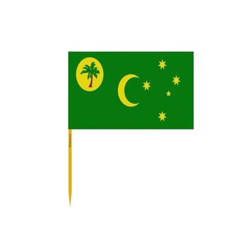 Wykałaczki Flaga Wysp Kokosowych w partiach po 100 sztuk o długości 10cm - Inny producent (majster PL)