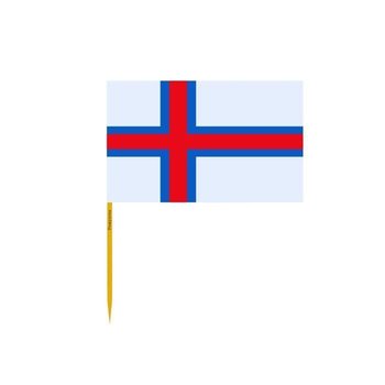 Wykałaczki Flaga Wysp Owczych w zestawach po 100 sztuk o długości 10cm - Inny producent (majster PL)