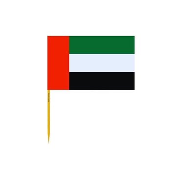 Wykałaczki Flaga Zjednoczonych Emiratów Arabskich w zestawach po 100 sztuk, długość 12cm - Inny producent (majster PL)