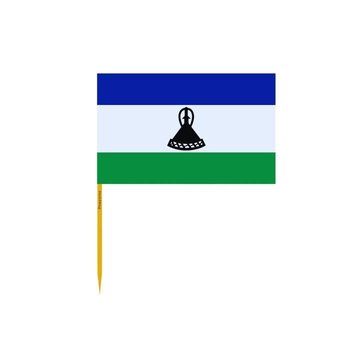 Wykałaczki Lesotho Flag w zestawach po 100 sztuk o długości 8cm - Inny producent (majster PL)