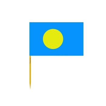 Wykałaczki Palau Flag w zestawach po 100 sztuk o długości 8cm - Inny producent (majster PL)