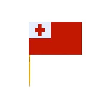 Wykałaczki Tonga Flag w zestawach po 100 sztuk o długości 12cm - Inny producent (majster PL)