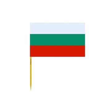 Wykałaczki z flagą Bułgarii w zestawach po 100 sztuk, długość 12cm - Inny producent (majster PL)