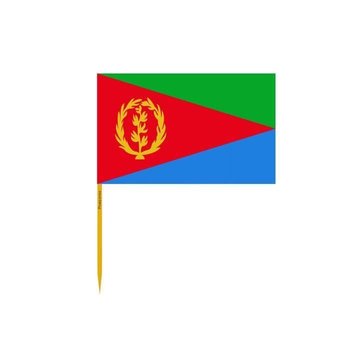 Wykałaczki z flagą Erytrei w zestawach po 100 sztuk, długość 12cm - Inny producent (majster PL)