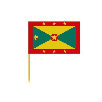 Wykałaczki z flagą Grenady w zestawach po 100 sztuk o długości 12cm - Inny producent (majster PL)