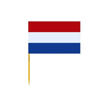 Wykałaczki z flagą Holandii w zestawach po 100 sztuk o długości 10 cm - Inny producent (majster PL)