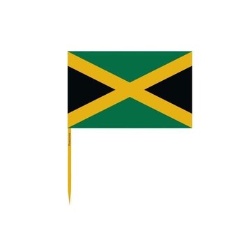Wykałaczki z flagą Jamajki pakowane po 100 szt. o długości 8cm - Inny producent (majster PL)