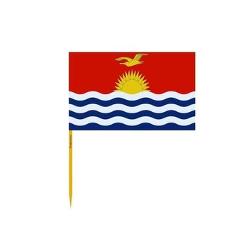 Wykałaczki z flagą Kiribati w zestawach po 100 sztuk o długości 8cm - Inny producent (majster PL)