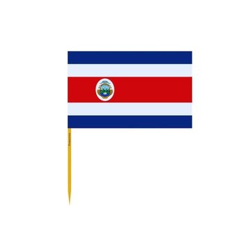 Wykałaczki z flagą Kostaryki pakowane po 100 sztuk o długości 10 cm - Inny producent (majster PL)