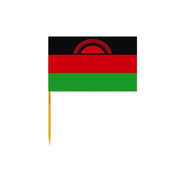 Wykałaczki z flagą Malawi w zestawach po 100 sztuk, długość 12cm - Inny producent (majster PL)