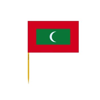 Wykałaczki z flagą Malediwów w zestawach po 100 sztuk o długości 12cm - Inny producent (majster PL)