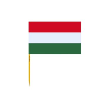 Wykałaczki z flagą Węgier w zestawach po 100 sztuk, długość 12cm - Inny producent (majster PL)