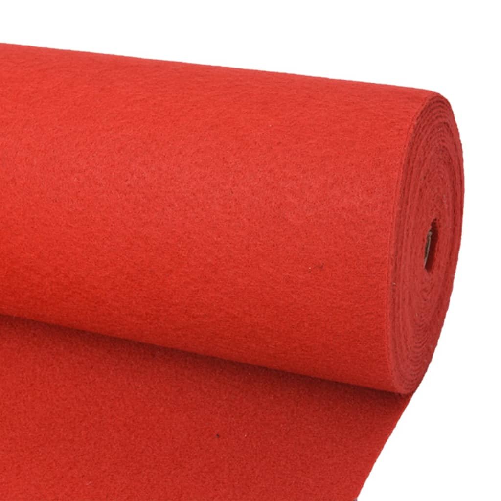 Wykładzina eventowa wielokrotnego użytku, czerwona, 1,2 x 12 m, 260-280 ...