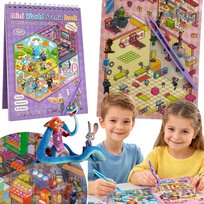 Wyklejanka Układanka z naklejkami 5D roombox Zootopia Scenki Domki SquishySquishies