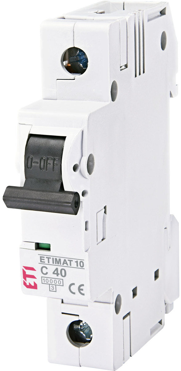 Zdjęcia - Pozostałe artykuły elektryczne ETI Wyłącznik nadprądowy ETIMAT 10 1p C40 