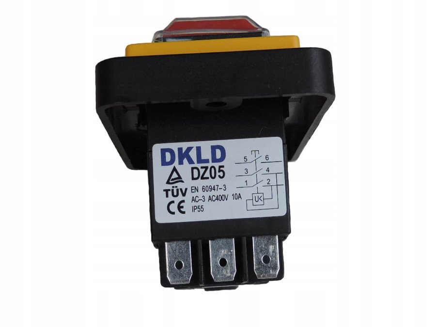 Wyłącznik Pilarki Pompy Dkld Dz05 6 Pin 400V (Kjd18) Trójfazowy ...