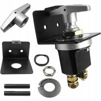 WYŁĄCZNIK PRĄDU AKUMULATORA 12V 24V 36V 500A Z OBROTOWYM POKRĘTŁEM POJAZDÓW