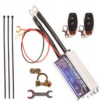 WYŁĄCZNIK PRĄDU HEBEL AKUMULATORA SAMOCHODOWEGO 12V 200A NA 2X PILOTA