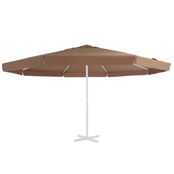Wymienne pokrycie parasola ogrodowego, piaskowe, 500 cm - vidaXL