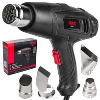 WYPALARKA OPALARKA ELEKTRYCZNA 2 BIEGI 4 DYSZE 600C 2000W RED TECHNIC