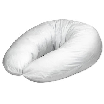 Wypełnienie do poduszki do karmienia XXL i poduszki ciążowej 190 cm – wkład do poduszki ciążowej, poduszki do spania na boku, poduszki stabilizacyjnej, poduszki przytulanki oraz poduszki rehabilitacyjnej bez poszewki  - Amazinggirl