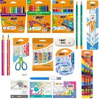 WYPRAWKA szkolna do szkoły BIC DUŻA XL KLASA 1-3 | 53 elementy BIC