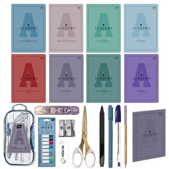Wyprawka szkolna duży zestaw do szkoły XXL klasa 4-8 Interdruk ACADEMY - Interdruk