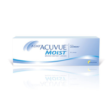 Wyrób medyczny, Acuvue, 1 Day Moist, Soczewki jednodniowe -4.25 krzywizna 9,0, 30 szt. - Acuvue