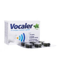 Wyrób medyczny, Aflofarm, Vocaler, smak miętowy, 12 pastylek do ssania