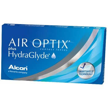 Wyrób medyczny, Air Optix, Plus HydraGlyde, Soczewki miesięczne -2.00, 3 szt. - Air Optix
